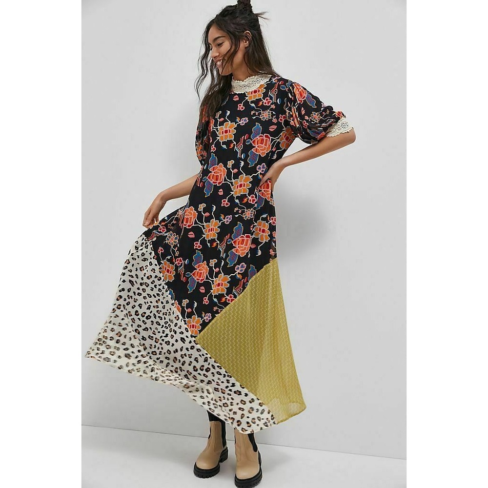 New Anthropologie Soniya Maxi Dress Verb by Pallavi Singhee XS